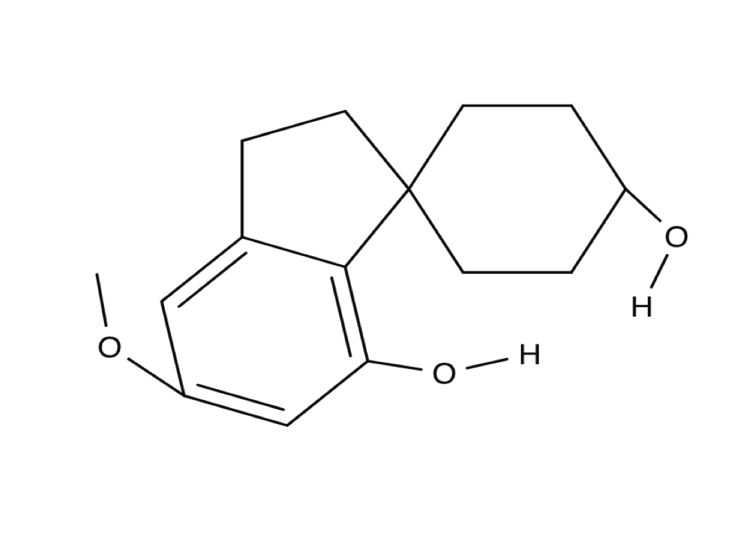 Cannabispiranol chemical structure