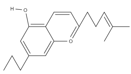 Cannabichromevarian chemical structure