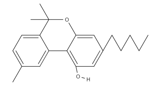 Cannabinol chemical structure